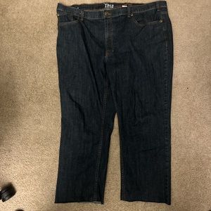 Cropped baggy jeans